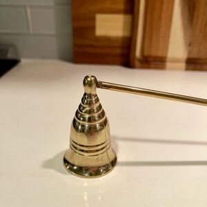 Vintage-Style Solid Brass Extra Long Candle Snuffer – 15” Beehive Bell - XL